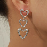 Thumbnail for Titanium Steel Heart Earrings